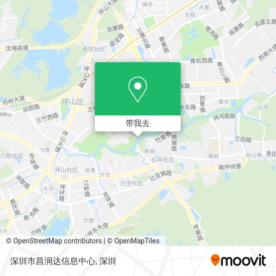 深圳市昌润达信息中心地图
