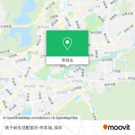 燕子岭生活配套区-停车场地图