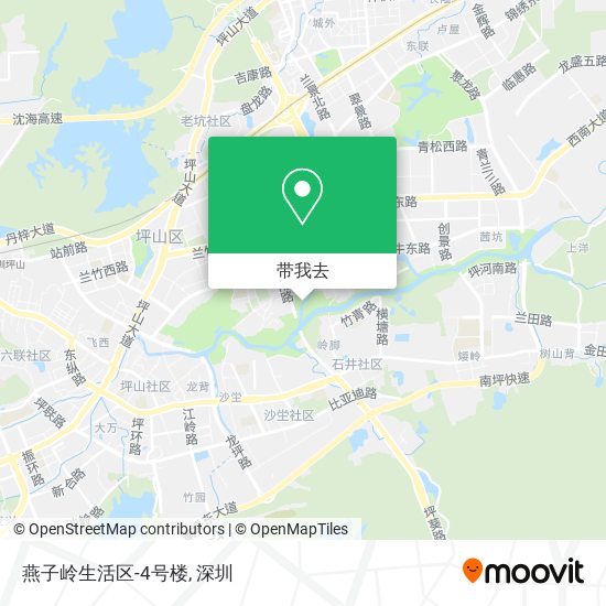 燕子岭生活区-4号楼地图