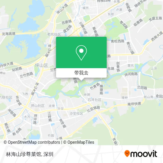 林海山珍尊菜馆地图