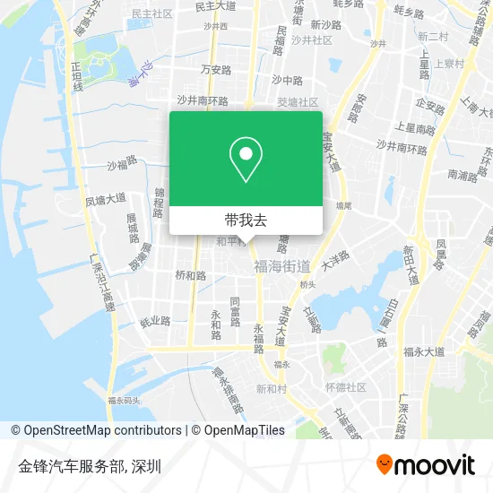 金锋汽车服务部地图
