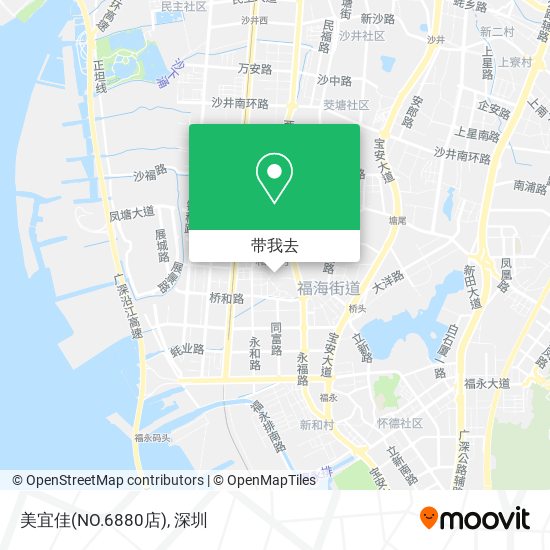 美宜佳(NO.6880店)地图