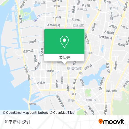 和平新村地图