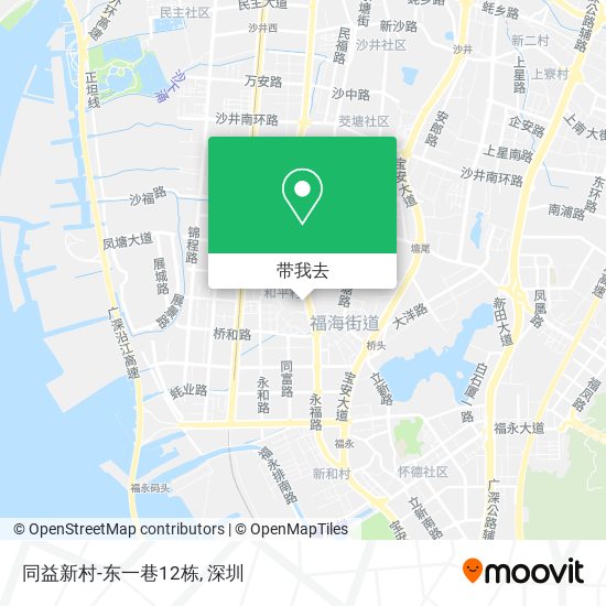 同益新村-东一巷12栋地图