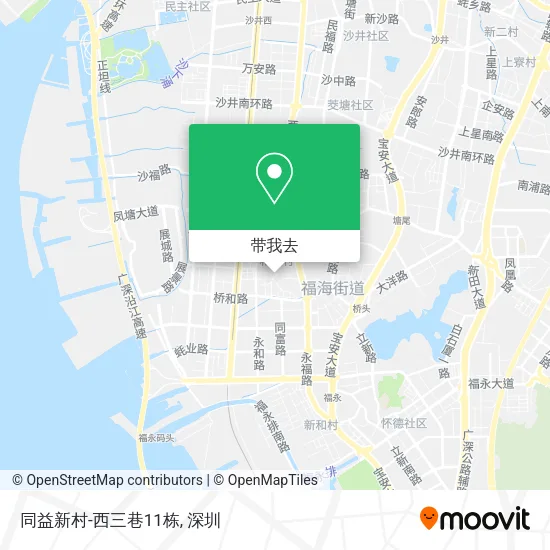 同益新村-西三巷11栋地图
