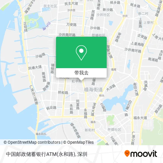 中国邮政储蓄银行ATM(永和路)地图