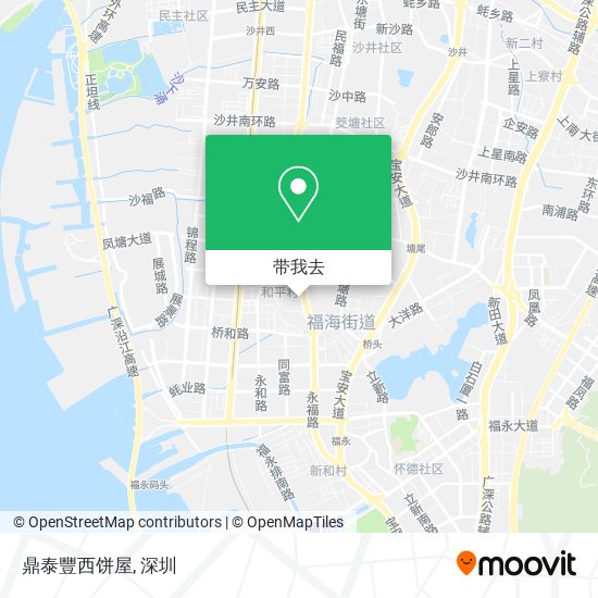 鼎泰豐西饼屋地图