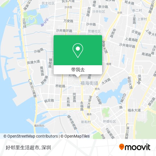 好邻里生活超市地图