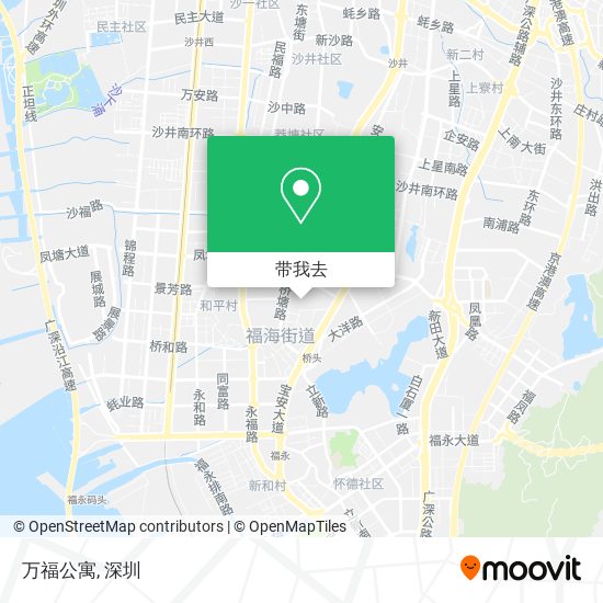 万福公寓地图