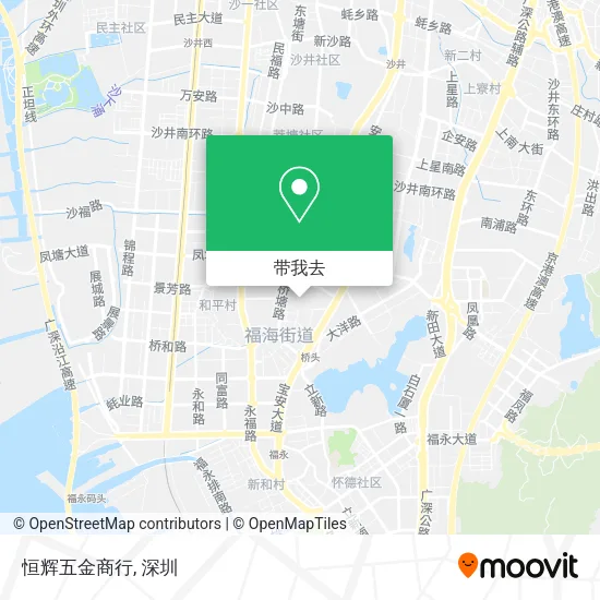 恒辉五金商行地图