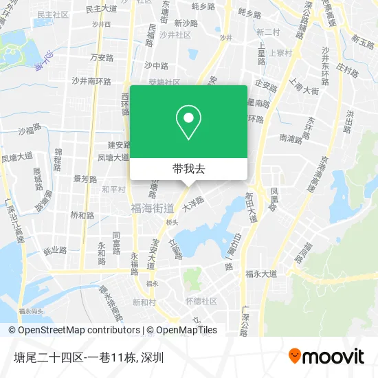 塘尾二十四区-一巷11栋地图