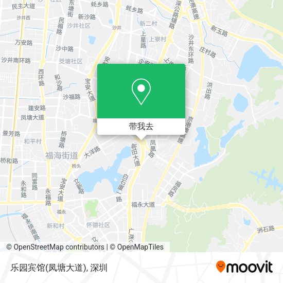 乐园宾馆(凤塘大道)地图