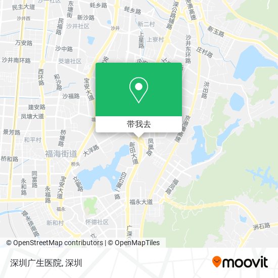 深圳广生医院地图