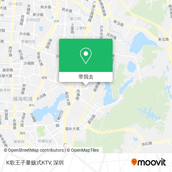 K歌王子量贩式KTV地图