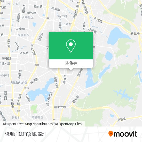 深圳广凯门诊部地图