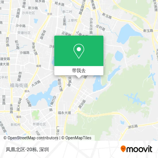 凤凰北区-20栋地图