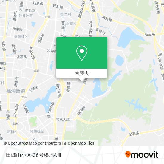 田螺山小区-36号楼地图