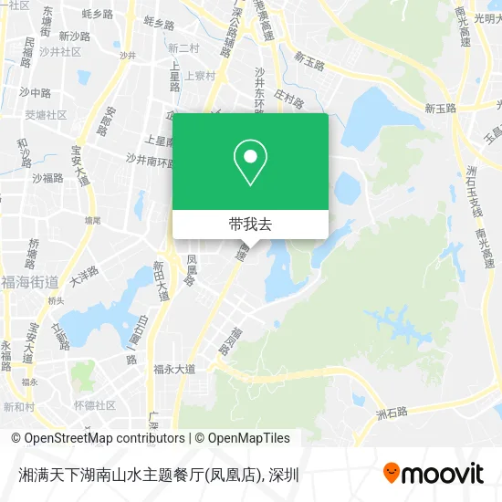 湘满天下湖南山水主题餐厅(凤凰店)地图