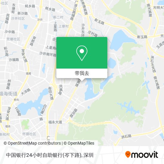 中国银行24小时自助银行(岑下路)地图