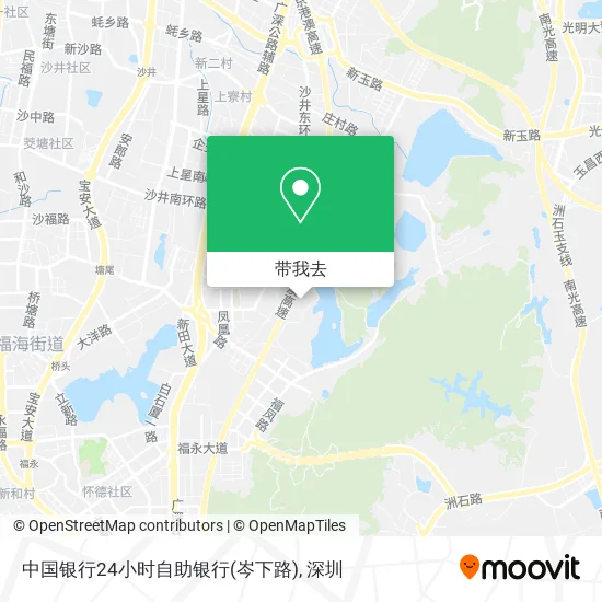 中国银行24小时自助银行(岑下路)地图