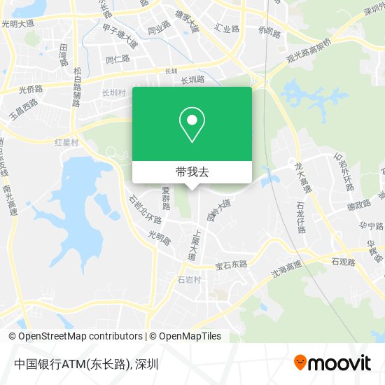 中国银行ATM(东长路)地图