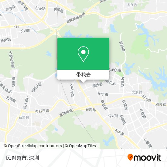 民创超市地图
