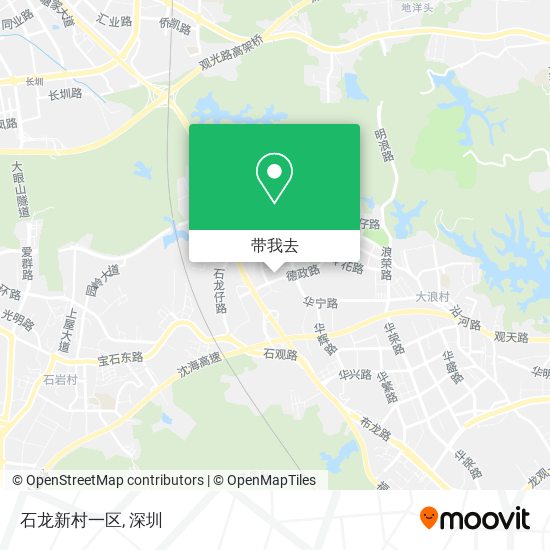 石龙新村一区地图