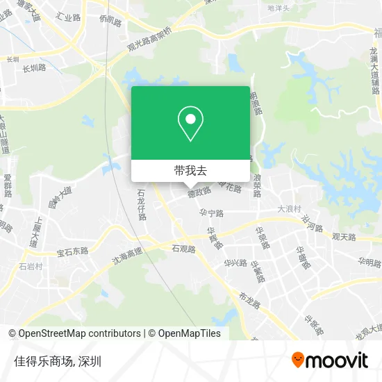 佳得乐商场地图