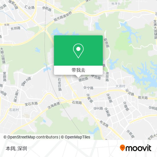 本阔地图