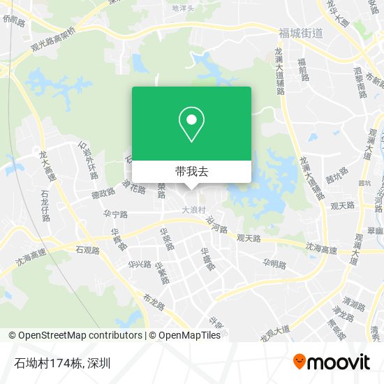 石坳村174栋地图