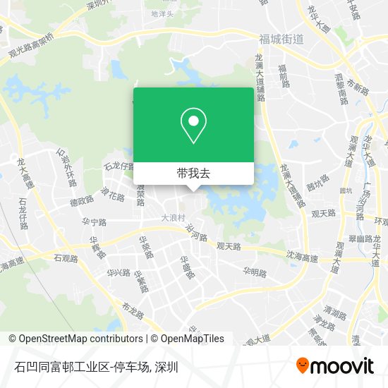 石凹同富邨工业区-停车场地图