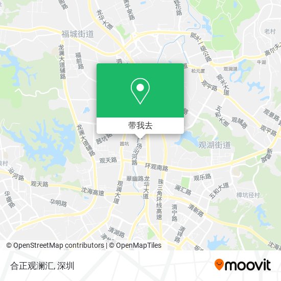 合正观澜汇地图