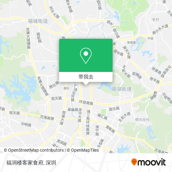 福润楼客家食府地图