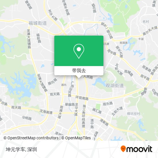 坤元学车地图