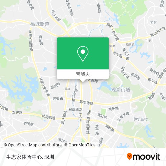 生态家体验中心地图