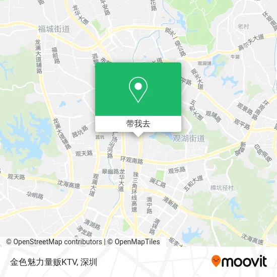 金色魅力量贩KTV地图