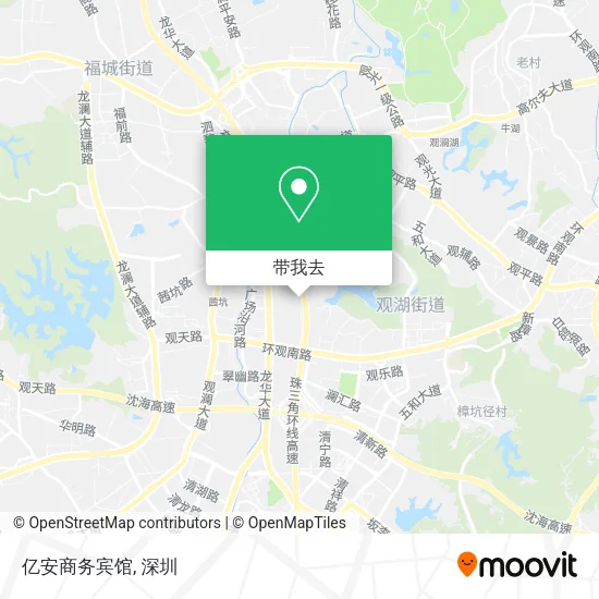 亿安商务宾馆地图