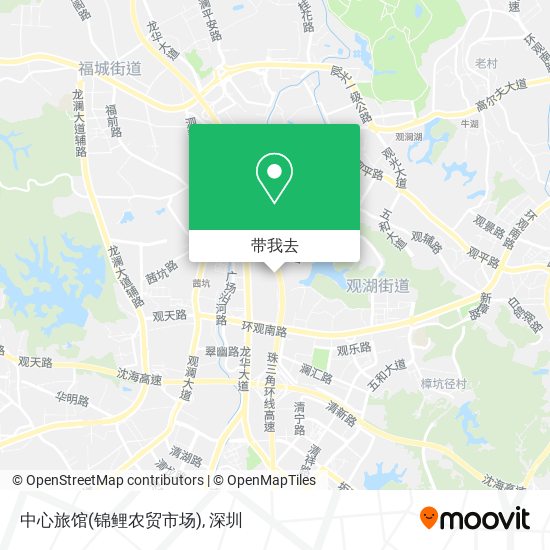 中心旅馆(锦鲤农贸市场)地图