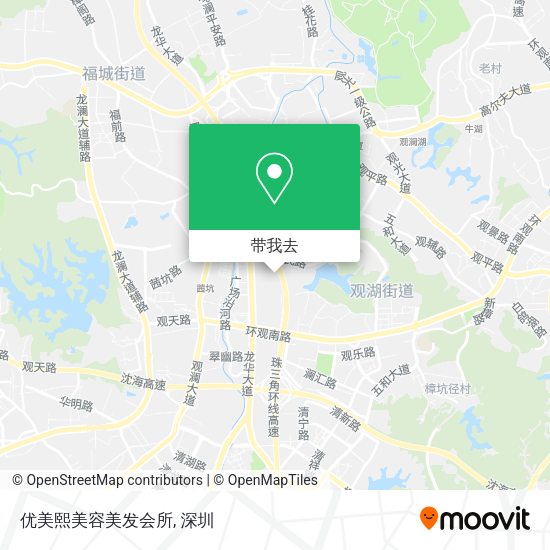 优美熙美容美发会所地图