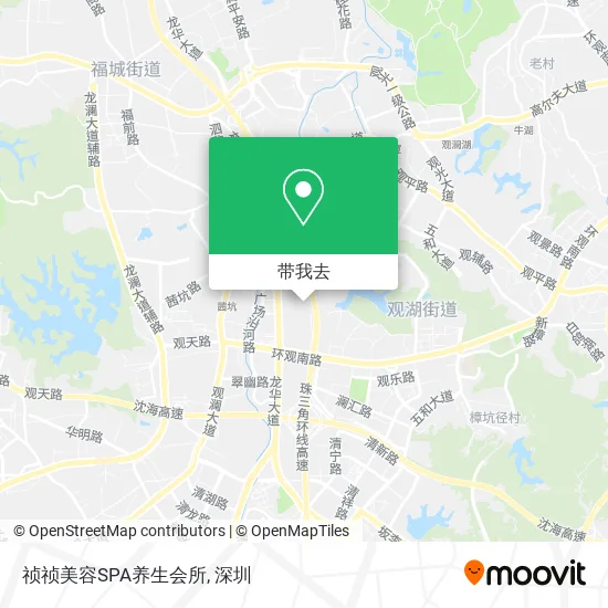 祯祯美容SPA养生会所地图