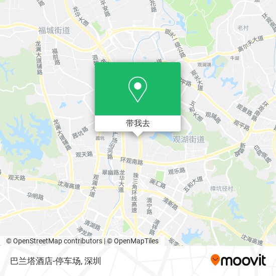 巴兰塔酒店-停车场地图