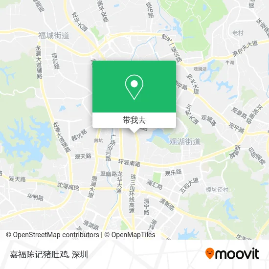 嘉福陈记猪肚鸡地图