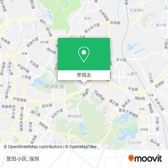 景田小区地图