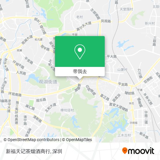 新福天记茶烟酒商行地图