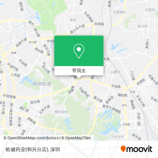 欧健药业(和兴分店)地图