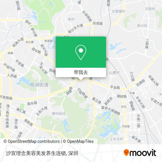 沙宣理念美容美发养生连锁地图