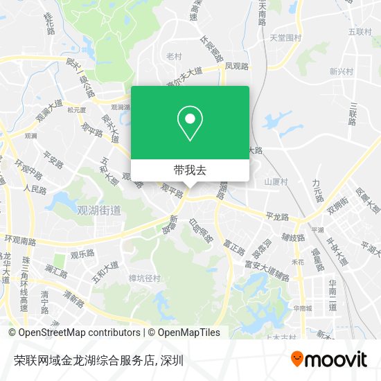 荣联网域金龙湖综合服务店地图