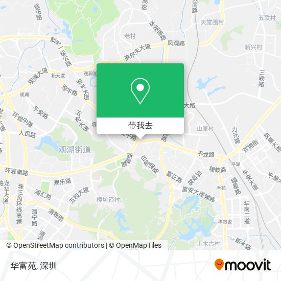华富苑地图