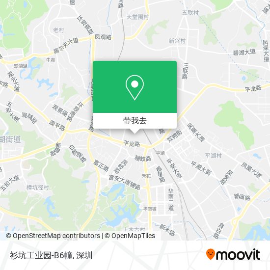 衫坑工业园-B6幢地图
