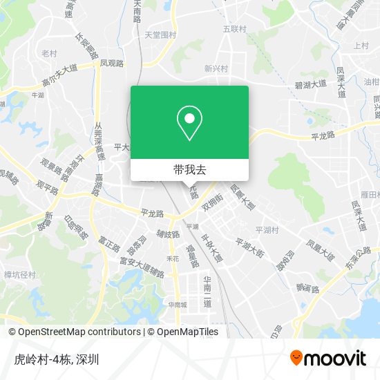 虎岭村-4栋地图